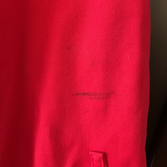 Burberrys Original Vintage Trench Coat Red SIZE 10 tall extra-long - Picture 7 of 13